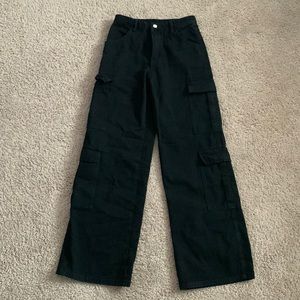 Black cargo pants